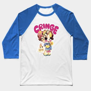 Cringe Puppy Baseball T-Shirt